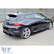 image-47-Difusor trasero Scirocco R Max Splitter Negro Mate Plástico ABS / 2008-2017