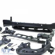 Difusor trasero versión deportiva con salidas de escape negras adecuado para Mercedes GLC X253-image-6206178