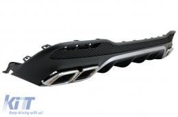 Difusor trasero Y Cansada Consejos para Mercedes GLE W166 SUV Sport Line 2015-2018-image-6078207