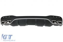Difusor trasero Y Cansada Consejos para Mercedes GLE W166 SUV Sport Line 2015-2018-image-6078210
