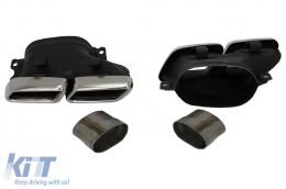 Difusor trasero Y Cansada Consejos para Mercedes GLE W166 SUV Sport Line 2015-2018-image-6078215