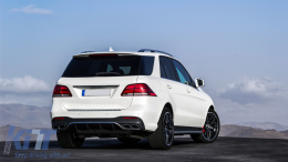 Difusor trasero Y Cansada Consejos para Mercedes GLE W166 SUV Sport Line 2015-2018-image-6078244