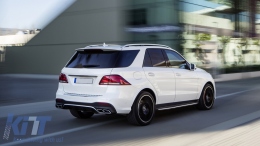 Difusor trasero Y Cansada Consejos para Mercedes GLE W166 SUV Sport Line 2015-2018-image-6078246