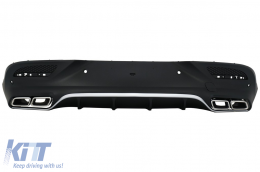 image-16-Difusor Y Puntas para Mercedes GLE Coupe C292 Sport Line 15-19 Cromo GLE63 Look