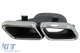 Difusor Y Puntas para Mercedes GLE Coupe C292 Sport Line 15-19 Cromo GLE63 Look-image-6076876