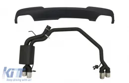image-5-Difuzor s ispušnim sustavom Dvostruke dvostruke ispušne cijevi prikladan za BMW serije 5 F10 (2011-2016) 102-433/70RS