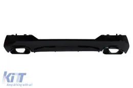 image-17-Difuzor stražnjeg odbojnika s vrhovima Vrhovi auspuha prikladan za BMW serije 4 G22 G23 M sport (2020-up) Prednja ralica/spojler branika Dizjan crni