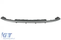Difuzor zadnji branik pogodan za Audi A3 8V hatchback sportback (2012-2015) sa kompletan izduvni sistem S3 dizajn-image-6004044
