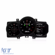 Digital dashboard clock suitable for Porsche Boxster (2016-2022)