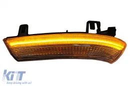 Dinamikus LED tükör irányjelző VW Golf 5, Golf 6 Variant, Golf Plus (2005-2014), Jetta (2005-2011), Passat B6 3C, Sharan (2003-2010), Skoda Superb (2002-2008) - Füst-image-6091257