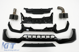 Diplí éxodos diachvths Píso Profulaktíras me ákres exátmishs katállhlo gia BMW X3 G01 LCI M-Sport (2021-2023) Piáno Mavro-image-6100326