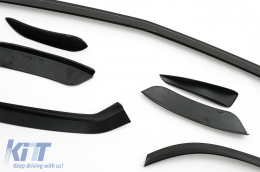Divisores parachoques delantero Fins Aero para Mercedes Clase A W177 V177 18-2022 Negro brillante-image-6088237