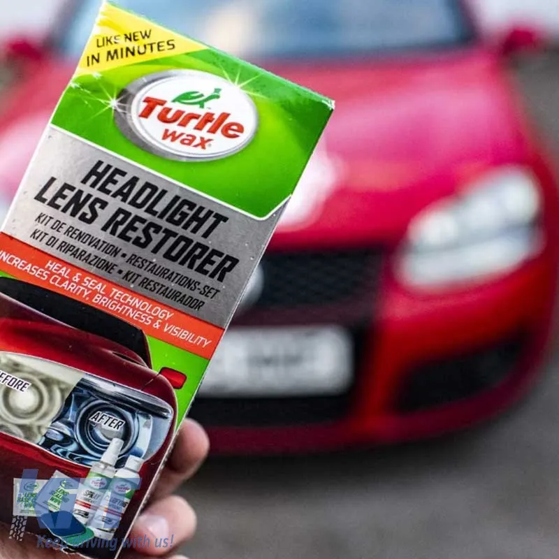 Diy Headlight Restoration Kit Speed Headlight Lens Restorer Turtle Wax Set 4 Pcs