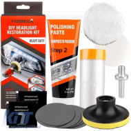 Diy Headlight Restoration Kit Suitable for Drill Set 14 Pcs