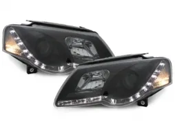 image-70-DNEVNO SVJETLO Prednja svijetla za VW PASSAT B6 3C (03.2005-2010) LED DRL crna