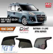 image-70-Doblo Batman Spiegelabdeckung Piano Schwarz / 2009-2022