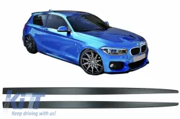 image-4-Dodaci bočnih pragova za Lip pogodni za BMW serije 1 F20 F21 (2011-2018) M-Perfomance dizajn