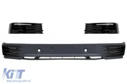 image-36-Dodatak Spojler na prednji Branik s LED DRL Dnevna svijetla prikladnim za VW Transporter T6 (2015.) Sportline Dizjan