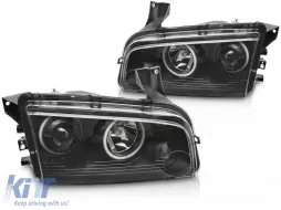 image-68-DODGE CHARGER LX 06-10 ANGEL EYES BLACK