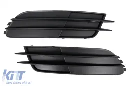 image-35-Dolna zderzaka Okładki Kratki boczne Dla AUDI A6 C7 4G 2012-2015 Bez ACC
