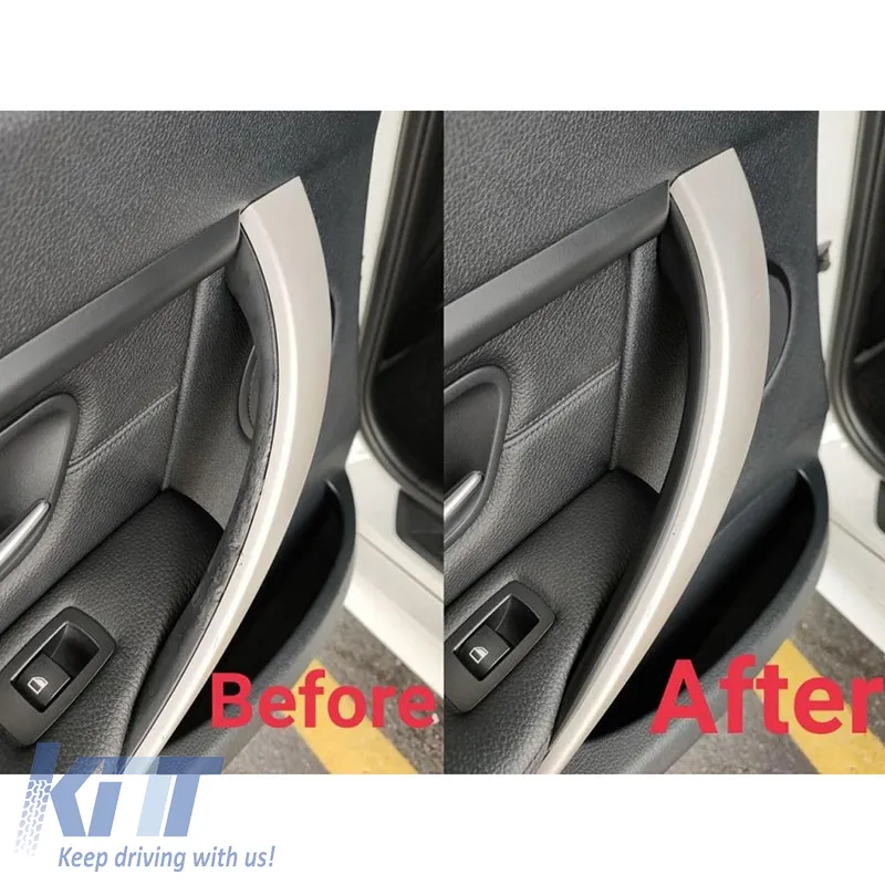 Door Handle Cover (inside car) suitable for Bmw 3 F30 / F31 11-18 Left Front & Rear Door 1 Piece Black