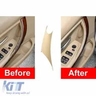 Door Handle Cover (inside car) suitable for Bmw 3 F30 / F31 11-18 Right Front & Rear Door 1 Piece Beige-image-6306296