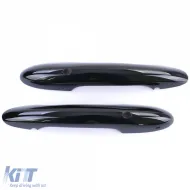 Door handle covers gloss black suitable for Mini F55 F56 F57 with comfort access-image-6278580