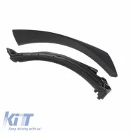 Door Handle (inside car) suitable for Bmw 3 E90 05-11 Left Rear Door Set 2 Pcs Black-image-6297295