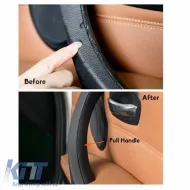 Door Handle (inside car) suitable for Bmw 3 E90 05-11 Right Front & Rear Door Set 2 Pcs Black-image-6297300