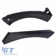 Door Handle (inside car) suitable for Bmw 3 E90 05-11 Right Front & Rear Door Set 2 Pcs Black-image-6297303
