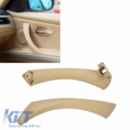 Door Handle (inside car) suitable for Bmw 3 E90 05-11 Right Front & Rear Door Set 2 Pcs Beige