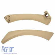 Door Handle (inside car) suitable for Bmw 3 E90 05-11 Right Front & Rear Door Set 2 Pcs Beige-image-6297545