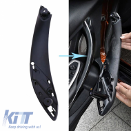 Door Handle (inside car) suitable for Bmw 3 F30 / F31 11-18 Left Front Door 1 Piece Black-image-6306343
