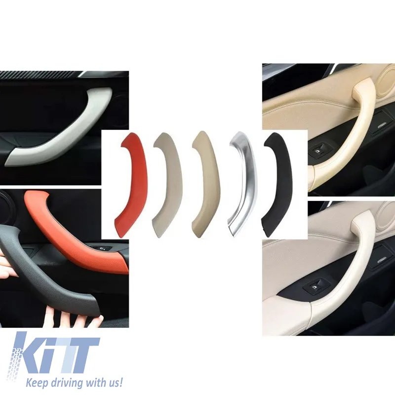 Door Handle (inside car) suitable for Bmw X1 F48 15-22 Left Outer Front & Rear Door 1 Piece Dark Beige