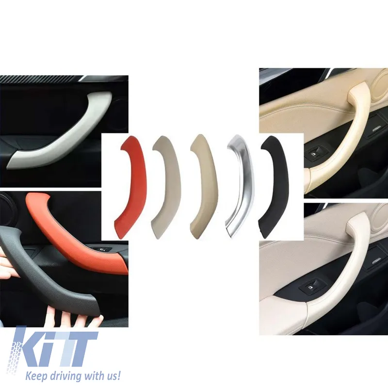 Door Handle (inside car) suitable for Bmw X1 F48 15-22 Left Outer Front & Rear Door 1 Piece Black