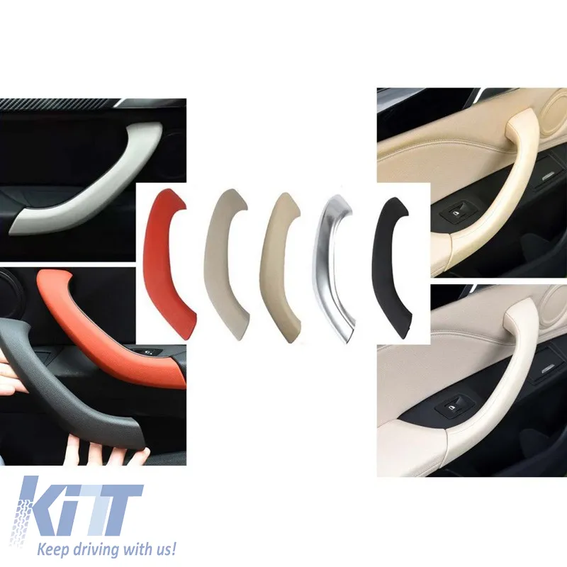 Door Handle (inside car) suitable for Bmw X1 F48 15-22 Right Outer Front & Rear Door 1 Piece Black
