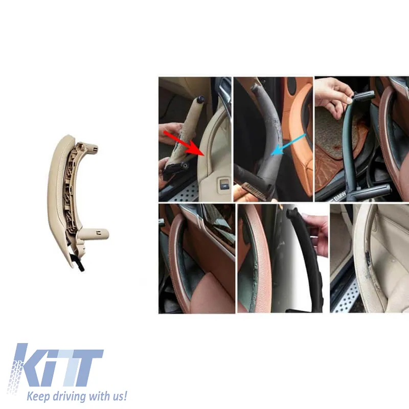 Door Handle (inside car) suitable for Bmw X3 F25, X4 F26 Front & Rear Right Door Set 2 Pcs Beige