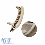 Door Handle (inside car) suitable for Bmw X3 F25, X4 F26 Rear Left Door Set 2 Pcs Beige