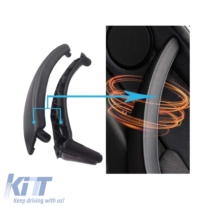 Door Handle (inside car) suitable for Bmw X5 E70 07-13 / X6 E71 08-15 Left Rear Door Set 2 Pcs Beige