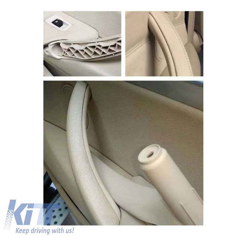 Door Handle (inside car) suitable for Bmw X5 E70 07-13 / X6 E71 08-15 Left Rear Door Set 2 Pcs Beige