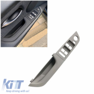Door Handle (inside car) & Window Switch Panel suitable for Bmw 3 E90 05-11 Left Front Door (drivers) 37.5cm Grey
