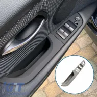 Door Handle (inside car) & Window Switch Panel suitable for Bmw 3 E90 05-11 Left Front Door (drivers) 37.5cm Grey-image-6304913