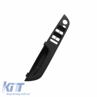 Door Handle (inside car) & Window Switch Panel suitable for Bmw 3 E90 05-11 Left Front Door (drivers) 37.5cm Black