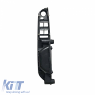 Door Handle (inside car) & Window Switch Panel suitable for Bmw 3 E90 05-11 Left Front Door (drivers) 37.5cm Black