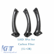 Door Handle Set (inside car) suitable for Bmw 3 E90 05-11 Right & Left Front & Rear Door 6 Pcs Carbon Look