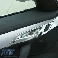 Door Handle Trays Shells Door Trim Chrome suitable for BMW X1 F48 15-19 Set 4 Pcs-image-6307570