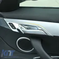 Door Handle Trays Shells Door Trim Chrome suitable for BMW X1 F48 15-19 Set 4 Pcs-image-6308556
