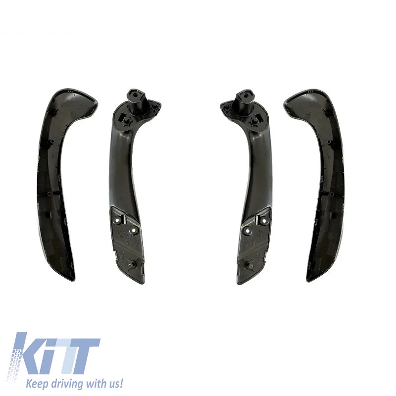 Door Handles (inside car) suitable for Renault Megane 3 09-17 / Fluence 09-15 Left & Right Front Door Set 4 Pcs Black