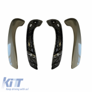 Door Handles (inside car) suitable for Renault Megane 3 09-17 / Fluence 09-15 Left & Right Front Door Set 4 Pcs Smoke Grey
