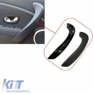Door Handles (inside car) suitable for Renault Megane 3 09-17 / Fluence 09-15 Left & Right Front Door Set 4 Pcs Black